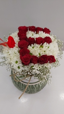 Papatya Gül Baş Harf